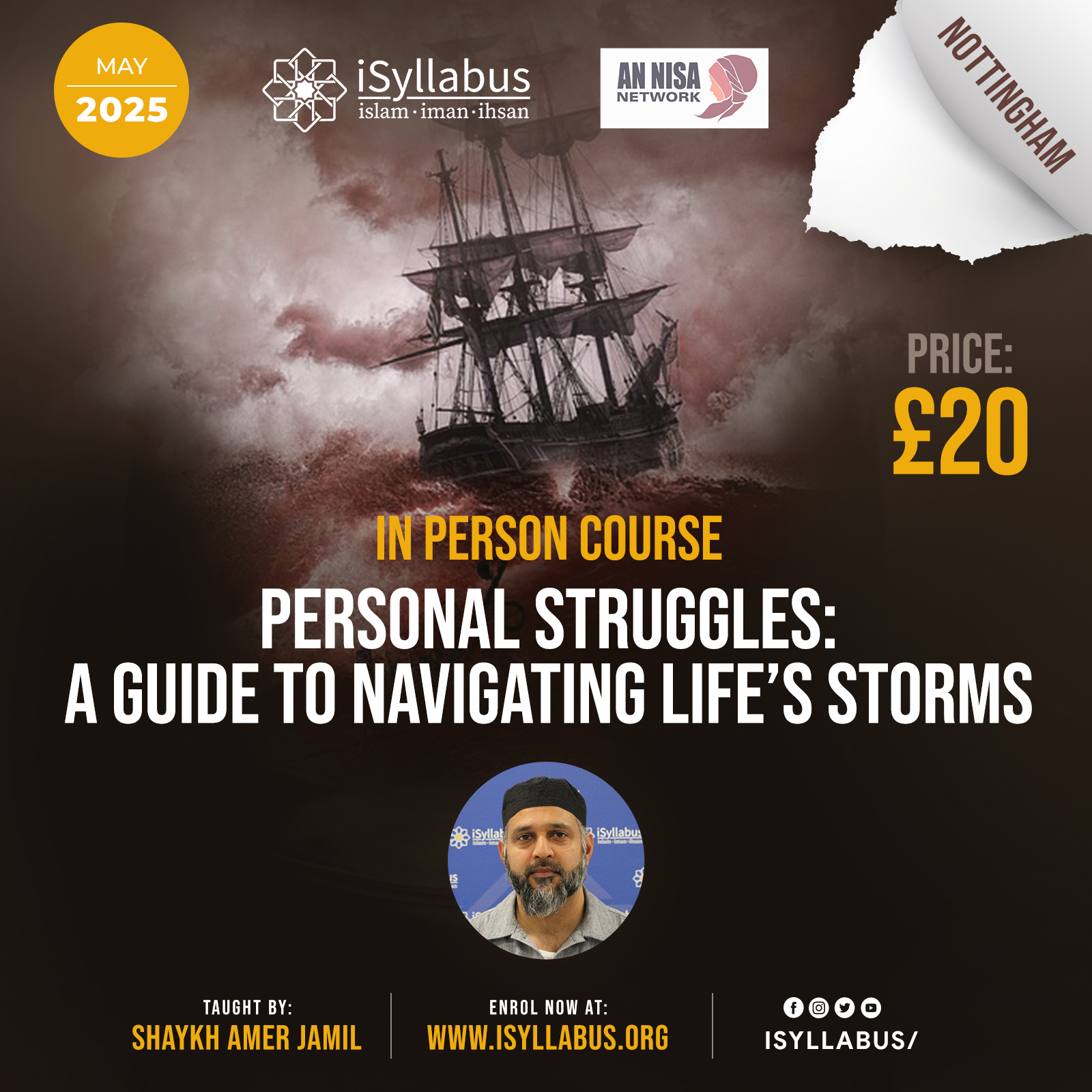 Personal Struggles: A guide to navigating life’s storms (NOTTINGHAM)